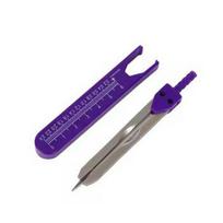 ECG Measurement Ruler Set: Sleeve, Scale, Compass, Angle, Engraved, Multi-Color Options for Medical Students