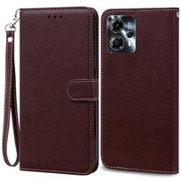 Dėklas Motorola Moto G53 5G, Dangtelis Motorola Moto G13 G23 G53 5G, Silikoninis piniginės tipo odinis dėklas Motorola Moto G53, Fundas For MOTO G23 black