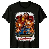 Kraujo sportas (1988 m) Filmo plakato įkvėpti unisex marškinėliai Retro klasikiniai marškinėliai Unisex XL brown