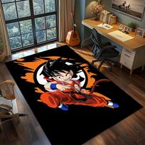 DragonBall anime personažo Kilimas svetainei, miegamajam, namų dekoravimui, Šauni filmų kilimėlis, Žaidimų grindų kilimėlis 100x120cm