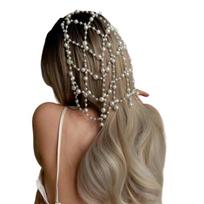 Elegant Pearls Bonnet Hat For Women Stylish Headwear With Imitation Pearls For Weddings Parties And Everyday Wear 1