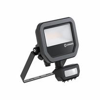 6-8W LED prožektorius FL 10 GEN4, juodas, 4000K, IP65, su judesio davikliu