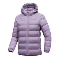 2025 Winter Couples' Duck Down Hooded Jacket - Windproof, Warm Outerwear for Men and Women 3XL gray
