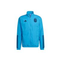 Adidas Argentina Pre Jacket With Brand Logo Print Men Outerwear Blue HF3933 M blue