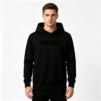 Men Slim Shady Letter Print Pullover Hoodie Casual Long Sleeve Hooded Sweatshirt for Daily Wear M brown