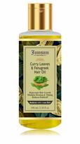 Ayurvedic Curry Leaves Hair Oil with Methi (Fenugreek oil) Extracts 100ml beige
