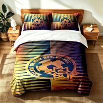 Maccabi Tel Aviv Football Club (1) 3pc set suitable for master bedrooms soft and comfortable an ideal gift for family and friends Includes one duvet c 140cmx200cm