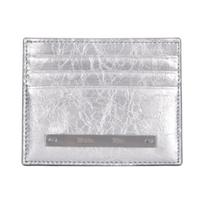 Matin Kim Slim Metal Card Holder Silver ONE SIZE