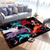 Anime Naruto 3D spausdinimo kilimėlis virtuvei, durų kilimėlis, miegamojo kilimai svetainei, skalbyklai, vonios kambariui, neslystantis grindų kilimėlis 40cm x 60cm