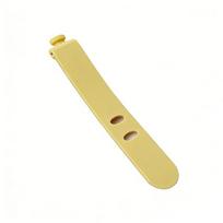 Generic Two Hole Silicone Cable Ties Portable Anti Lost Soft Cable Clips For Phone Cables Earphone Cables Travel Cable Organizer beige