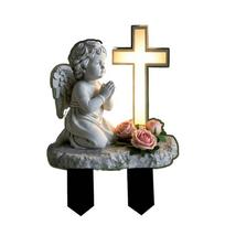 Sentimentiniai sodos ornamentai kuoliukai prisiminimams išsaugoti ir solemniai atmosferai suteikti kapinėms 30 size