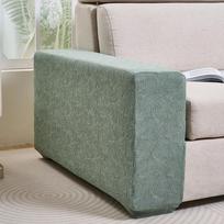 Tampri, dulkėms ir katės įbrėžimams atspari sofos porankio užvalkalas Left Armrest Cover - One Piece gray