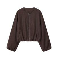 Women's 2026 Versatile Soft Pilot Jacket: Spring/Autumn Fashion M56867 Medium black
