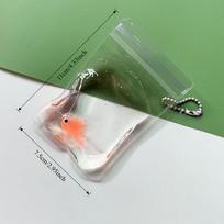 Transparent Goldfish Squeeze Toy Soft Cute Animal Fidgets Toy for Kids Adults Decompression Slow Rebound Toy for Child Best Gift gray