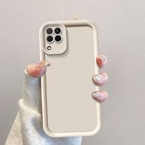 Samsung A12 dėklas Galaxy M33 M22 F22 M32 A22 M12 F12 F42 5G telefono dėklas Apsauga Atsparus smūgiams Galinis dangtelis Apsauga Odos pojūtis Galaxy F22 gray