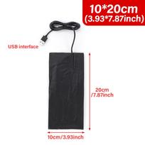 5V USB Heating Heater Pad Hand Warmer Temperature Fast-Heating Carbon Fiber Winter Portable Warm Plate for Mouse Pad Shoes Golve