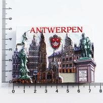 Belgijos Dervos Šaldytuvo Magnetas Gent Mons Šaldytuvo Magnetai 3D Lipdukai Magnetiniai Magnetai Dekoracija Brugge Briuselis Turistinis Suvenyras