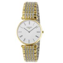 Longines LA GRANDE CLASSIQUE Unisex Kvarcinis 3 ATM Atsparumas Vandeniui Safyrinis Baltas Nerūdijančio Plieno Sidabrinis ir Laikrodis, Mechanizmas, Atsparumas, Stiklas, Ciferblatas, Plienas, Auksas,