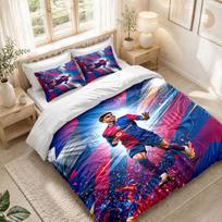 Bedding Set 1 Duvet Cover 2 Pillowcases Yamal Print Bedroom Home Decoration 140cmx200cm