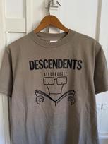 Vintage 90s Descendents Band Everything Sucks T Shirt Tultex Medium Tan Distress Unisex T-Shirt S gray