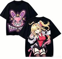 Zenless Zone Zero Anime Lover T-shirt Harajuku Cotton New Model High Street Retro Fashion Oversized Unisex Hot Product Classic XXXL blue