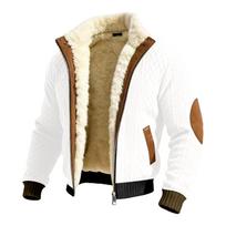 Men's Retro Printed Lined Hooded Jacket for Winter Outdoor Activities XXL