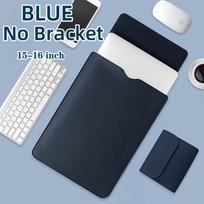 Multipurpose Laptop Sleeve 13/14/15/16 Inch With Bracket Waterproof Laptop Bag Laptop Case Macbook Sleeve Air Pro Pu Leather 15 to16inch white