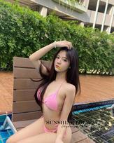 Sexy triangle cup sling vest summer new neck beauty back solid color multi-color bikini split swimsuit for wholesale, please order one size fits all