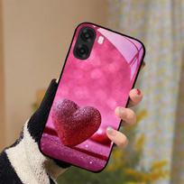 OPPO A6x Stiklinis dėklas Kameros apsauga Grūdintas stiklas Telefono dėklas Oppo A6X 4G 5G Galinis dangtelis Prabangus Kietas PC Atsparus smūgiams Capa OPPO A6x pink