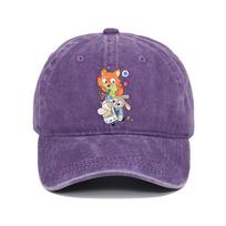 Cartoon Zootopia Printed Baseball Cap Nick Judy Trucker Hat Men Women Couple Retro Summer Casual Outdoor Adjustable Dad Hat gray