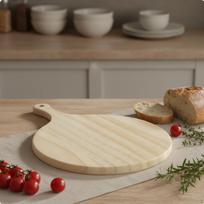 Mini Wooden chopping board DIY Project Handle Slicing Versatile Serving Paddle for No 2 49G gray
