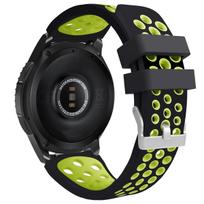 Originalus dirželis Samsung Gear S3 Frontier/Classic Galaxy watch 3 45mm 22mm Silikoninis dirželis Samsung Galaxy Watch 46mm dirželiui Samsung Gear S3 black