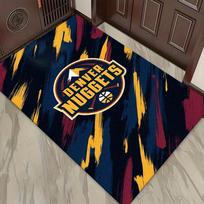 Denver Nuggets Carpet Rug for Living Room Bedroom Home Sofa Decoration,Kids play Non-slip Floor Mat 40x60cm( 15x23in ) brown