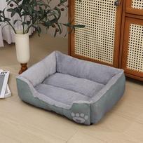 Multi-size Cat Rest Pad PP Cotton Pet Sleeping Nest New Winter Dog Bed  Home Use 50x40cm gray