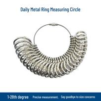 Korean Style Adjustable Ring Sizer and Finger Measuring Tool gray