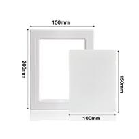 Baltas Atidaromas Dangtelis Plokštelė Plastikinis Tikrinimo Angos Prieigos Skydelis Durys Sienos Lubos 100mmX150mm