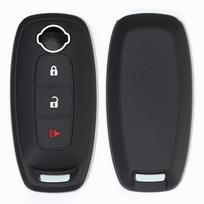 Key Fob Cover Remote Case For Nissan X-Trail Sakura   Serena C28 Rouge Pathfinder Versa Kicks 2/3/4/5 Button Transmitter black