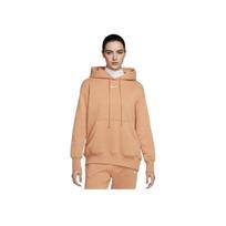 Nike Sportswear Phoenix Fleece Logo Loose Sports Sweatshirt Women sweatshirt Amber-Brown DQ5860-225 M beige