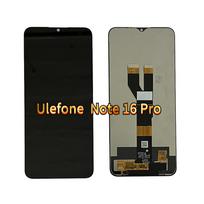 Pilnas LCD ekrano ir lietimui jautraus stiklo surinkimas Ulefone Note 16 Pro gray