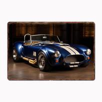 Shelby GT350 Boss Mustang Klasikinis Cobra Lenktyninis Automobilis Metalinis Plakatas Ženklas Klubas Sienų Tapyba Plokštelė Skardinė Kambario Dekoracija Namų Dekoras 30x40cm(11.8x15.7inch)