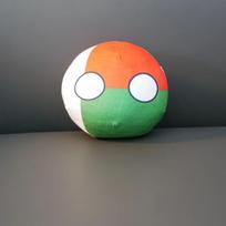 20/10Cm The Republic Of Madagascar Plush Toy Countryball Stuffed Doll Pendant Home Decoration white