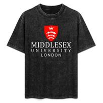 Middlesex University London England Uk Tshirt Big And Tall Gym Tshirt 2XL black
