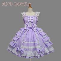 Teismo Stiliaus Lolita Princesės Nėriniai Kaspinas Cosplay Suknelė L-XL gray