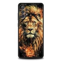 Liūto telefono dėklas, skirtas Samsung Galaxy A15 A14 A25 A54 A34 A51 A71 A72 A73 A32 A52 A52S A11 A21S A31 A41 5G, minkštas apvalkalas, dėklai, krepšys for samsung A15 5G beige