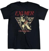 NEW EXUMER Band Album Short Sleeve Cotton Black T Shirt UR599 XXL gray