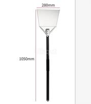 Oven BBQ Ash Shovel Grill Charcoal Ash Poker Scoop Shovel Square Oven Spade Stove Brush Pizza Forklift pizza shovel Peels oven white