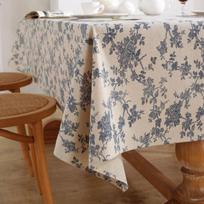 Blanche Cotton & Linen Tablecloth: Suitable for Household, Living Room, or Afternoon Tea 70x70