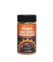 Picante Smoky Chipotle & Roasted Garlic Seasoning, Powder Spice Blend for Mexican Food | Buritto | Seafood | Veggies | Snacks | Tacos, 100g black