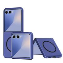 Slim Magnetic Phone Case for Samsung Galaxy Z Flip 7 FE 6 5 4 3 Flip7 Flip6 Flip5 Flip4 5G Matte Protective Hard Cover Galaxy Z Flip7 gray
