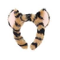 Leopardo Kostiumo Rinkinys Leopardo Ausys Uodega Kaklaraištis Sijonai Gyvūno Karnavalinio Kostiumo Rinkinys Aksesuarai Helovino Cosplay Rekvizitas beige